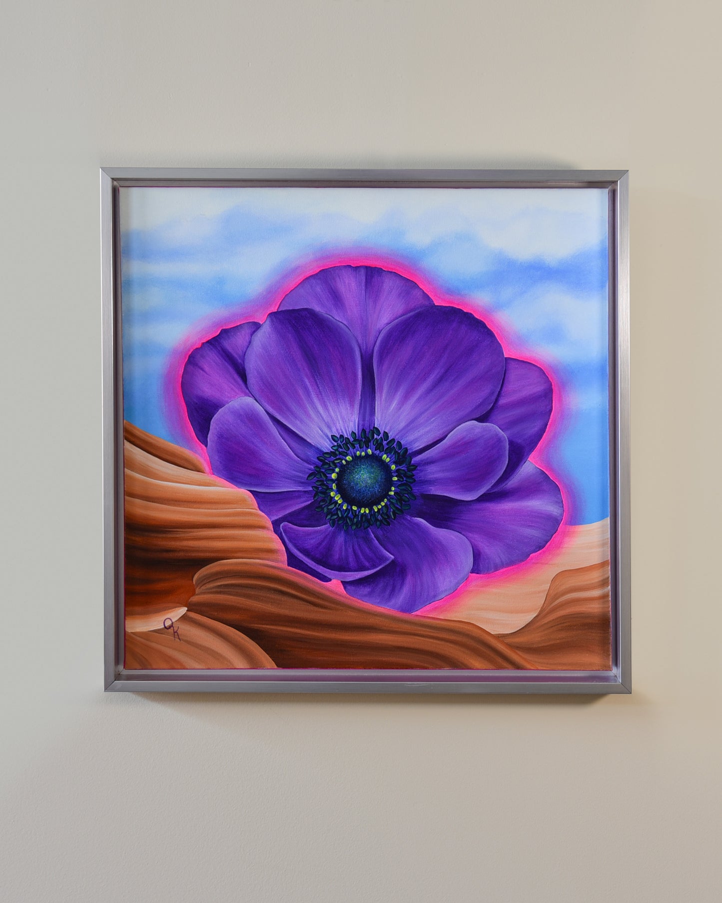 "Anemone Canyon" Fluorescent Original