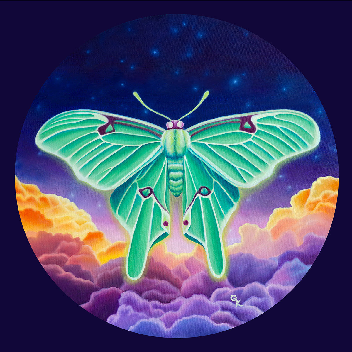 "Luna Moth" Print