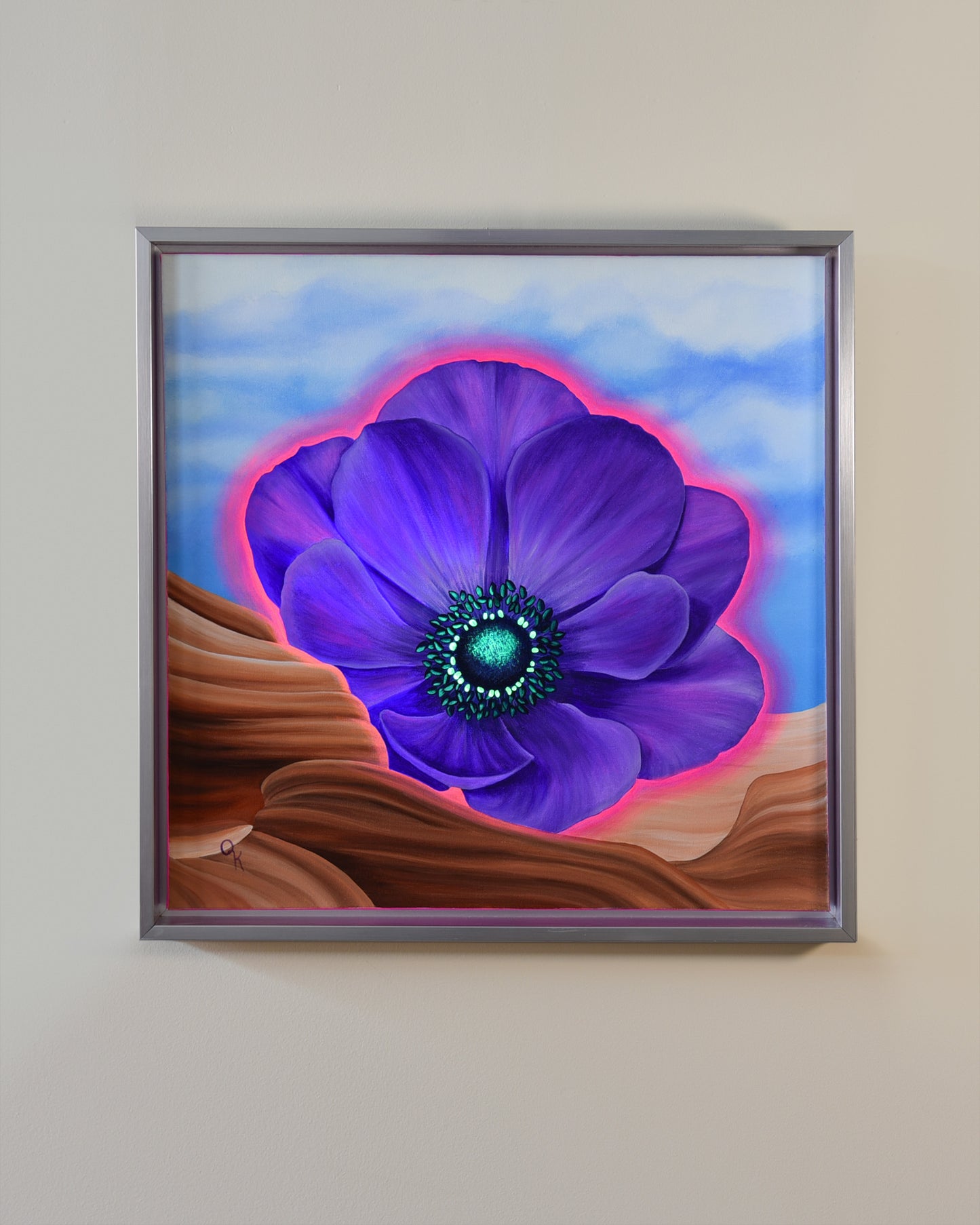 "Anemone Canyon" Fluorescent Original