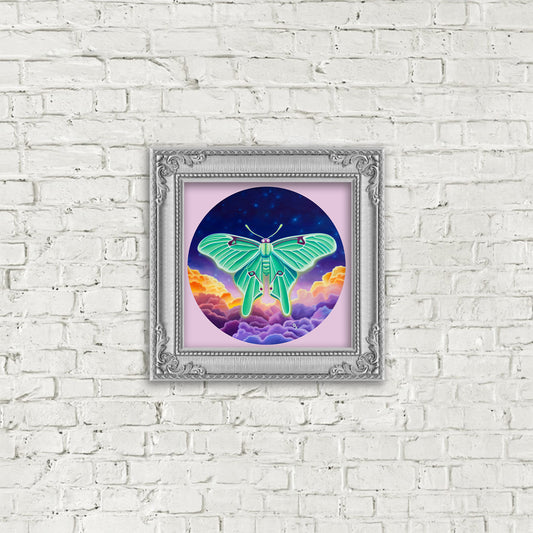 "Luna Moth" Print