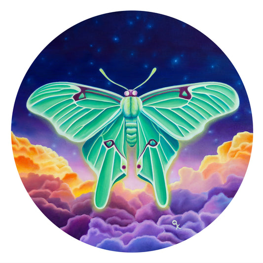 "Luna Moth" Original