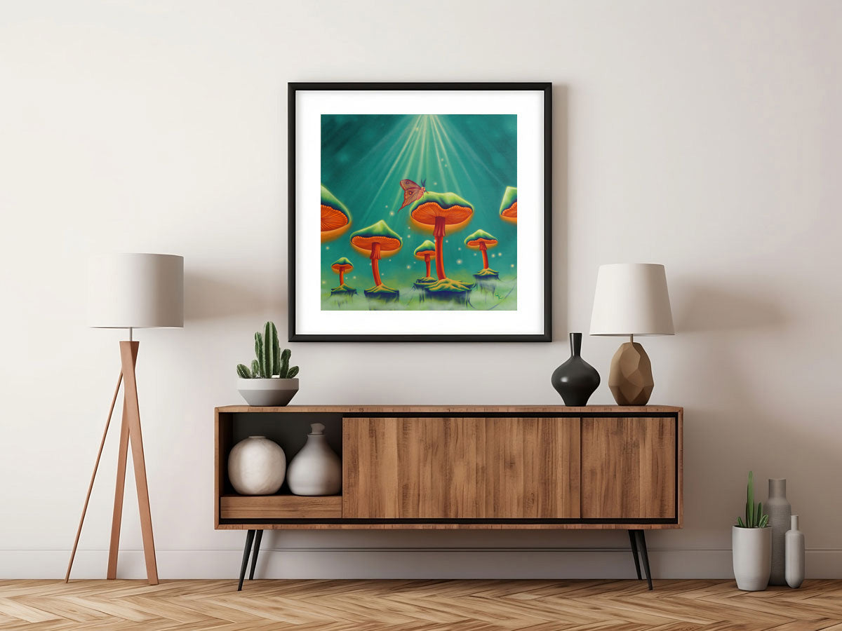 "Mycelia Whisperers" Print